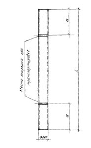 Стойка порталов СЦП195-310 железобетонная центрифугированная цилиндрическая, Серия 3.407.1–157.1