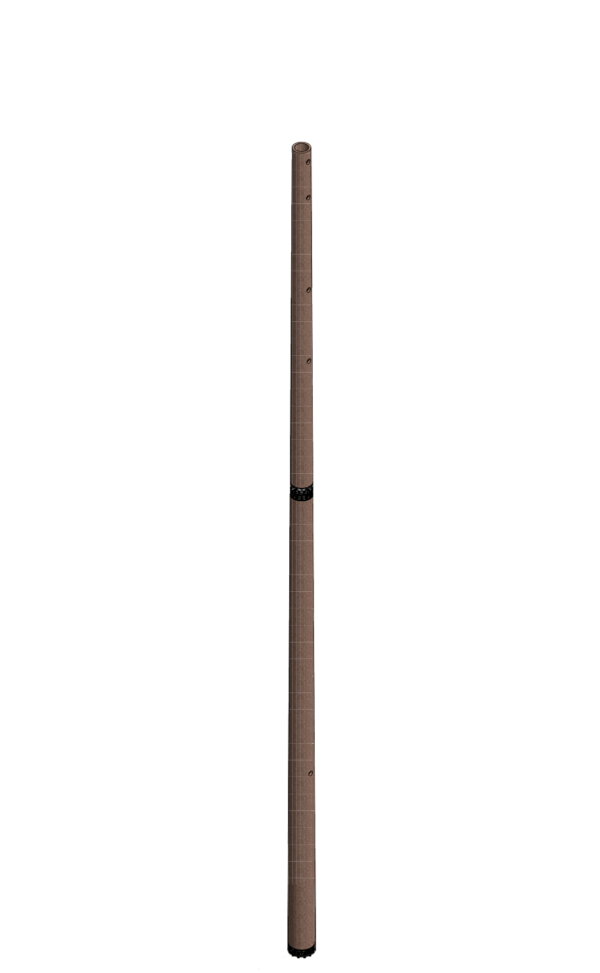 Стойка коническая секционированная СКС226.65 с фланцем в комле