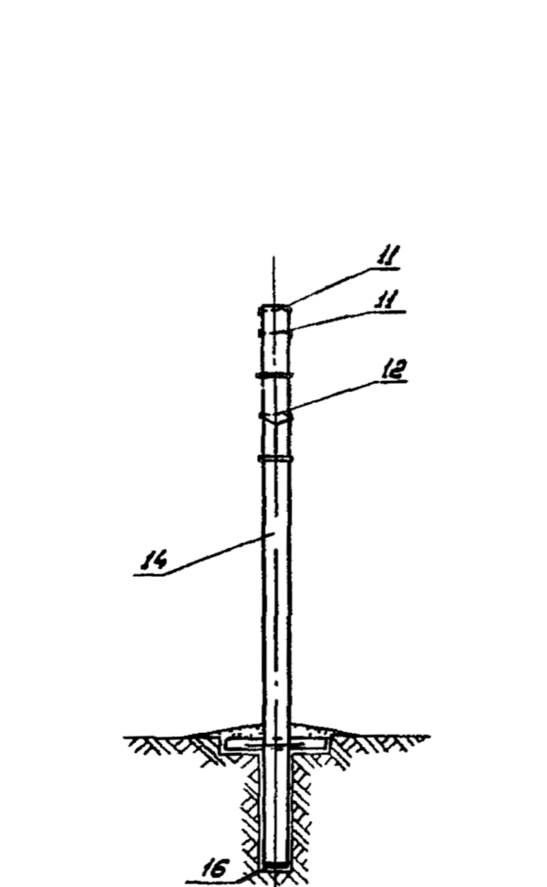 Анкерно-угловая опора 1,2 УБ 110-7 (Исп.01), серия 3.407.1-151, выпуск 1