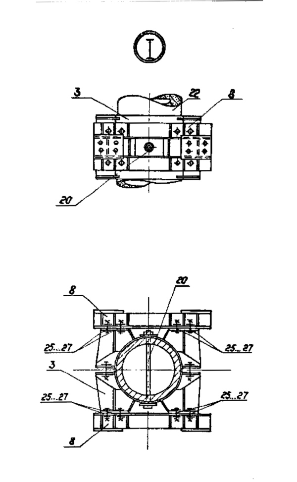 Анкерно-угловая бетонная опора 1,2 УБ 330-5 (Исп.01), серия 3.407.1-167, выпуск 1