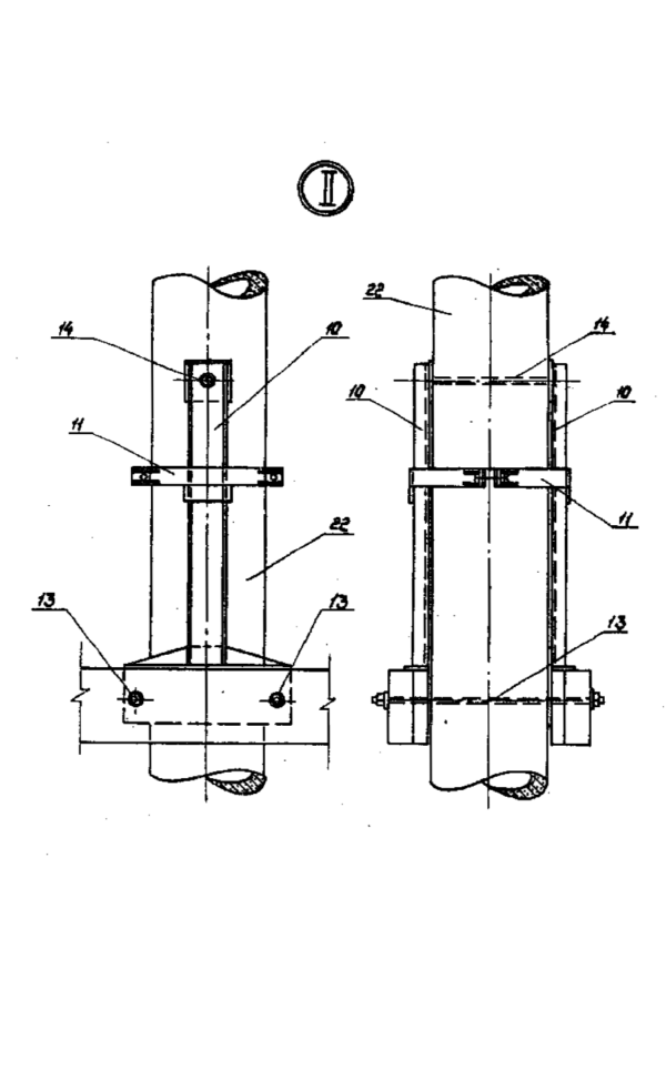 Анкерно-угловая бетонная опора 1,2 УБ 330-5 (Исп.02), серия 3.407.1-167, выпуск 1