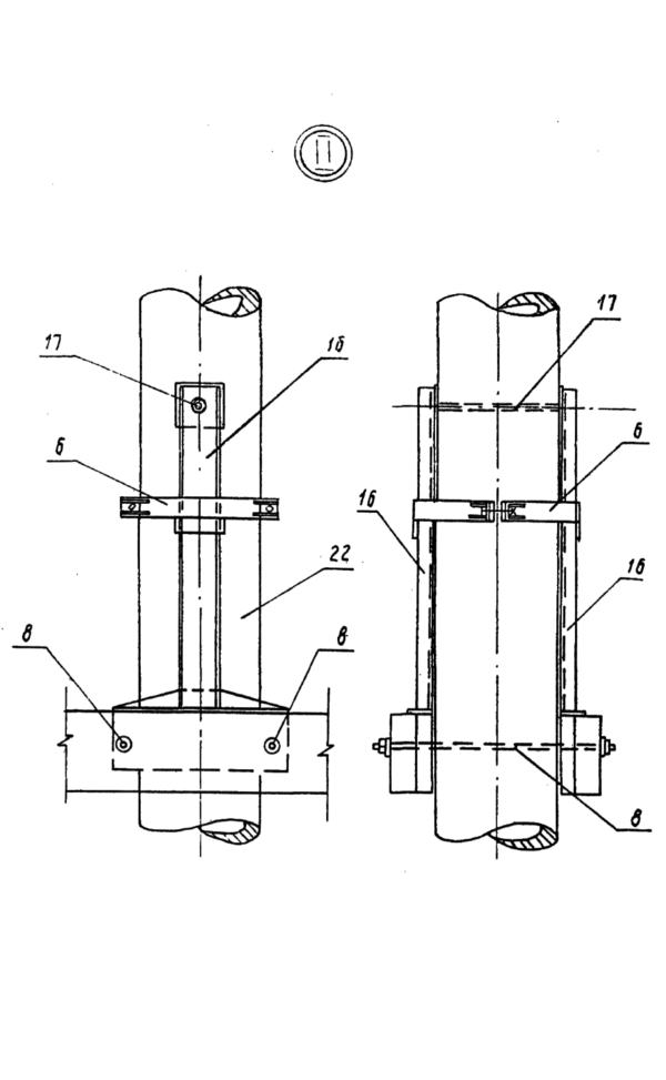 Анкерно-угловая бетонная опора 1,2 УБ 500-5 (Исп.01), серия 3.407.1-167, выпуск 1
