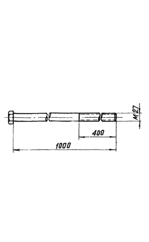 Деталь крепления ригеля Д-12, серия 3.407-115 выпуск 5.
